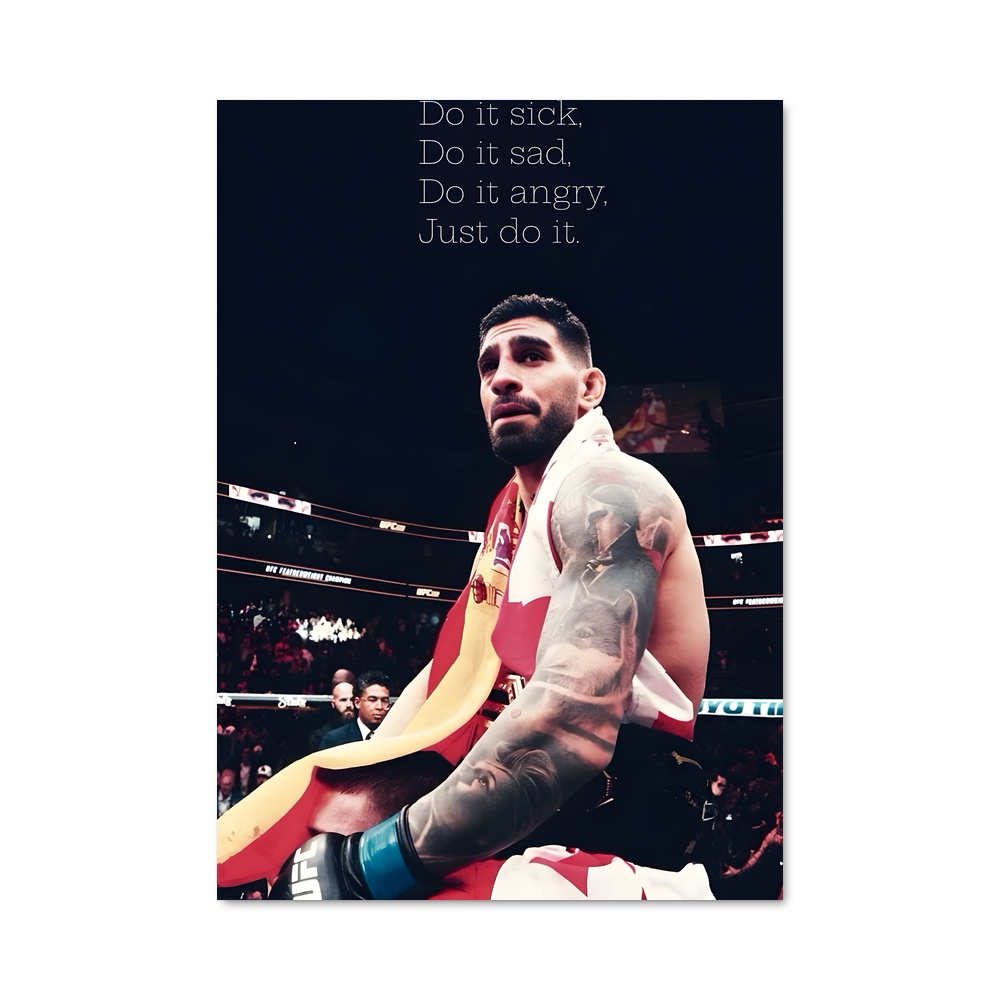 Poster Ilia topuria immortaliser